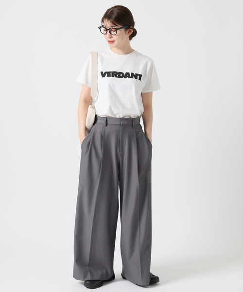 JOURNAL STANDARD(ジャーナルスタンダード)の「《追加3》VERDANT Tシャツ(Tシャツ/カットソー・レディース・ベージュ/ホワイト/チャコールグレー・FREE)」の7枚目の写真