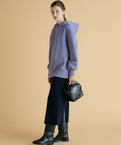 【セール】プラムダンボールパーカー（パーカー）｜INED CLARO（イネドクラロ）