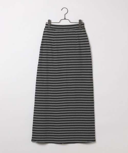 LEPSIM(レプシィム)の「ボーダーワッフルスカート 122058(スカート・レディース・ブラック/アイボリー・FREE)」の15枚目の写真