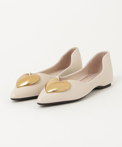 トリーバーチ6フラットパンプス　ハート柄 トリーバーチ TORY BURCH バレエシューズ フラットシューズ