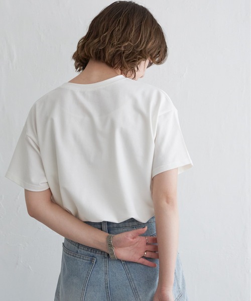 notch.(ノッチ)の「クラックフォイルTシャツ(Tシャツ/カットソー・レディース・シルバー/グリーン/チャコール・M)」の11枚目の写真