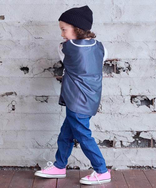 BIG FIELD（ビッグフィールド）の「ベースボールシャツ（シャツ/ブラウス・キッズ・グレー系その他/グレー/オフホワイト・S/M/L/XL）」の12枚目の写真