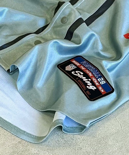 BIG FIELD（ビッグフィールド）の「ベースボールシャツ（シャツ/ブラウス・キッズ・グレー系その他/グレー/オフホワイト・S/M/L/XL）」の22枚目の写真