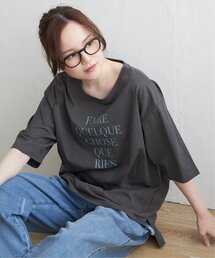 プリントロゴビッグTシャツ