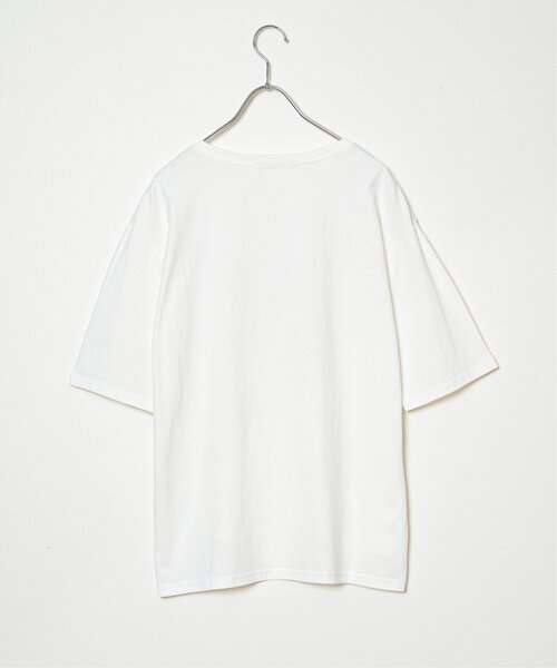 LBC(エルビーシー)の「プリントロゴビッグTシャツ(Tシャツ/カットソー・レディース・ホワイト/ブルー系/チャコール・M/L)」の7枚目の写真