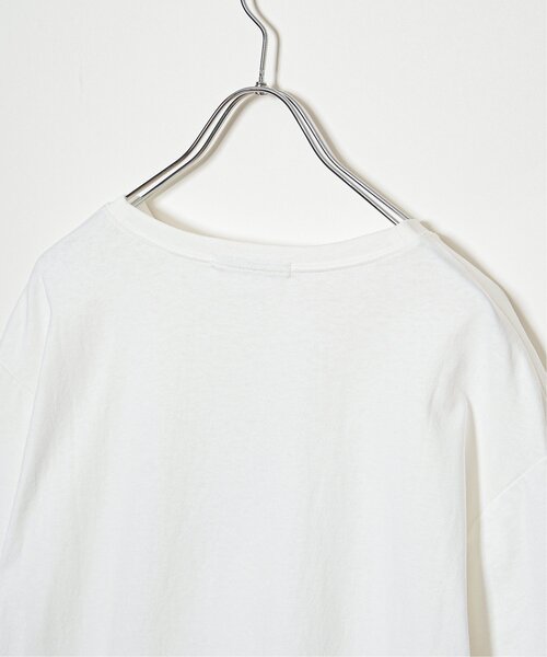 LBC(エルビーシー)の「プリントロゴビッグTシャツ(Tシャツ/カットソー・レディース・ホワイト/ブルー系/チャコール・M/L)」の4枚目の写真