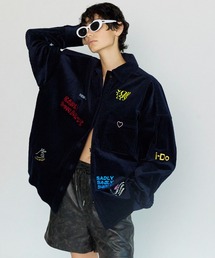 MAISON SPECIAL | Corduroy Early Romance Graphic Shirt/コーデュロイアーリーロマンスグラフィックシャツ【MAISON SPECIAL/メゾンスペシャル】■セットアップ対応■(シャツ/ブラウス)