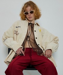 MAISON SPECIAL | Corduroy Early Romance Graphic Shirt/コーデュロイアーリーロマンスグラフィックシャツ【MAISON SPECIAL/メゾンスペシャル】■セットアップ対応■(シャツ/ブラウス)