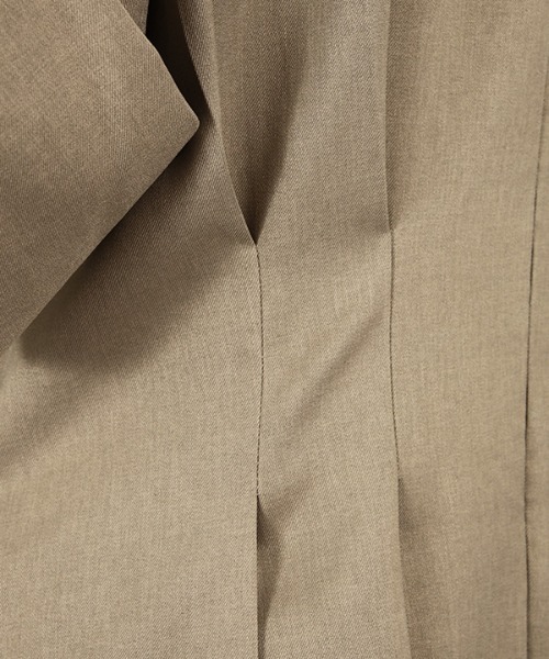 1chaku.（イッチャク）の「ウエストタックワンピース（ワンピース・レディース・チャコールグレー/サンドグレー/モカ/ブラック/ブルー/ナチュラル/サンドベージュ/ブルーグレー・マルチサイズ）」の10枚目の写真