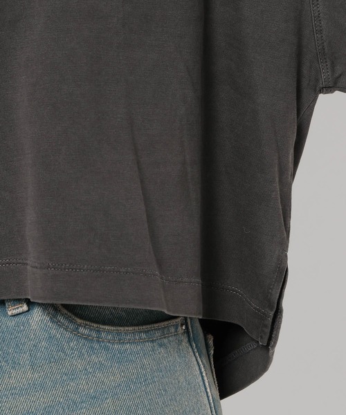 LOWRYS FARM（ローリーズファーム）の「ピグメントネジリＳＳ  133885（Tシャツ/カットソー・レディース・チャコールグレー/アイボリー/パープル・FREE）」の11枚目の写真