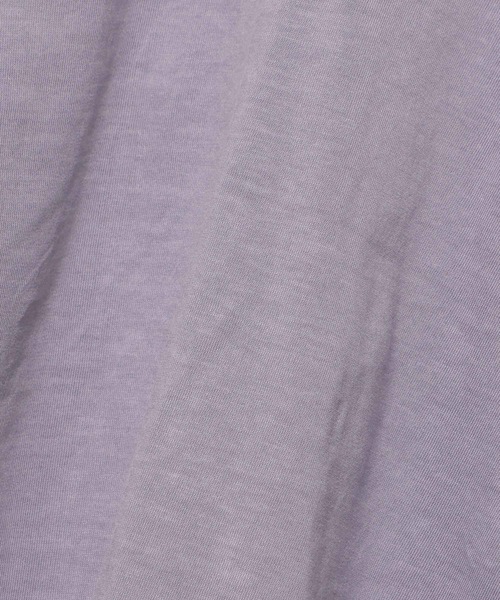 LOWRYS FARM（ローリーズファーム）の「ピグメントネジリＳＳ  133885（Tシャツ/カットソー・レディース・チャコールグレー/アイボリー/パープル・FREE）」の13枚目の写真