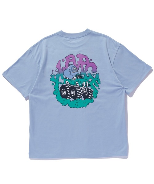 XLARGE（エクストララージ）の「MONSTER TRUCK S/S POCKET TEE（Tシャツ/カットソー・メンズ・ホワイト/ライトブルー/ブラック・M/L/XL）」の3枚目の写真