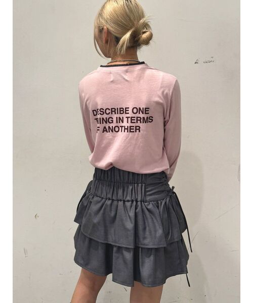 jouetie(ジュエティ)の「リボンティアードミニスカパン【セットアップ対応】(スカート・レディース・ピンク/グレー/ブラック・MEDIUM)」の15枚目の写真