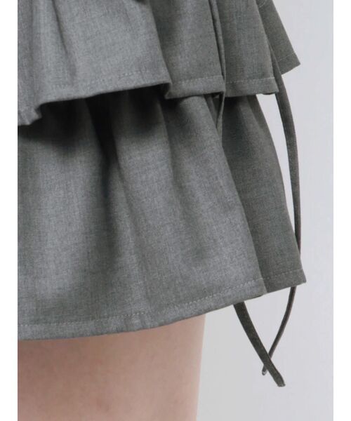 jouetie(ジュエティ)の「リボンティアードミニスカパン【セットアップ対応】(スカート・レディース・ピンク/グレー/ブラック・MEDIUM)」の22枚目の写真