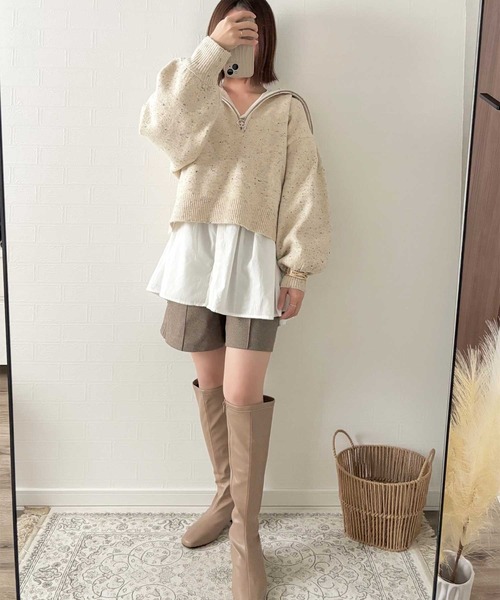 わっし セール】春にぴったり。羽織にもなる！ペプラムシャツチュニック