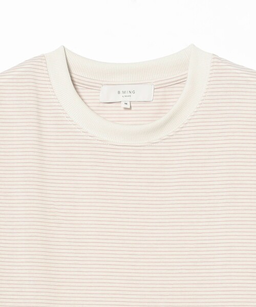 B:MING by BEAMS（ビーミングバイビームス）の「クイックドライ ボーダー ロングスリーブ Tシャツ（Tシャツ/カットソー・メンズ・オリーブ/ナチュラル・SMALL/X-LARGE/LARGE/MEDIUM）」の16枚目の写真