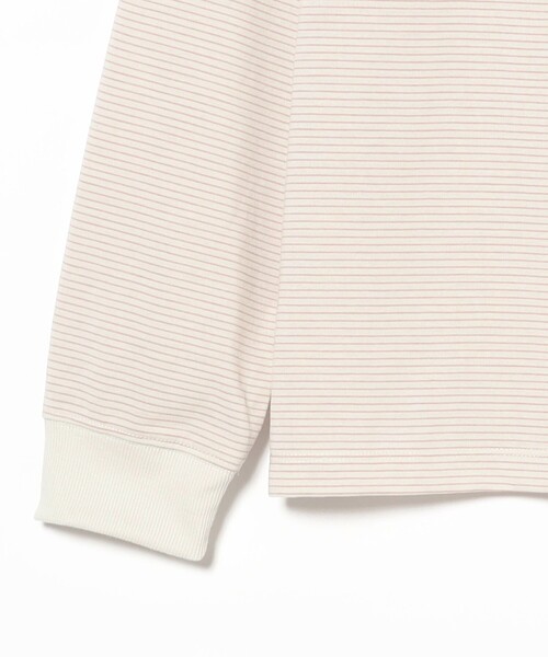 B:MING by BEAMS（ビーミングバイビームス）の「クイックドライ ボーダー ロングスリーブ Tシャツ（Tシャツ/カットソー・メンズ・オリーブ/ナチュラル・SMALL/X-LARGE/LARGE/MEDIUM）」の17枚目の写真