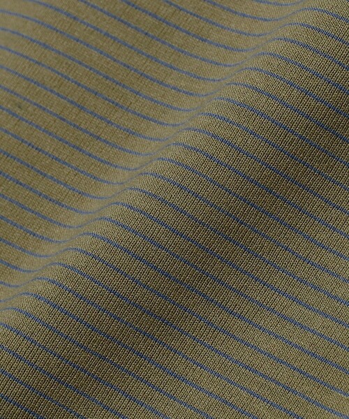 B:MING by BEAMS（ビーミングバイビームス）の「クイックドライ ボーダー ロングスリーブ Tシャツ（Tシャツ/カットソー・メンズ・オリーブ/ナチュラル・SMALL/X-LARGE/LARGE/MEDIUM）」の22枚目の写真