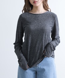 n'OrLABEL | 『ラメシアークルーネックカットソー』(Tシャツ/カットソー)