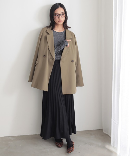 n'OrLABEL（ノアールレーベル）の「『ラメシアークルーネック指穴カットソー』（Tシャツ/カットソー・レディース・ブラック/ブラウン/イエロー/シルバー・2/1）」の18枚目の写真