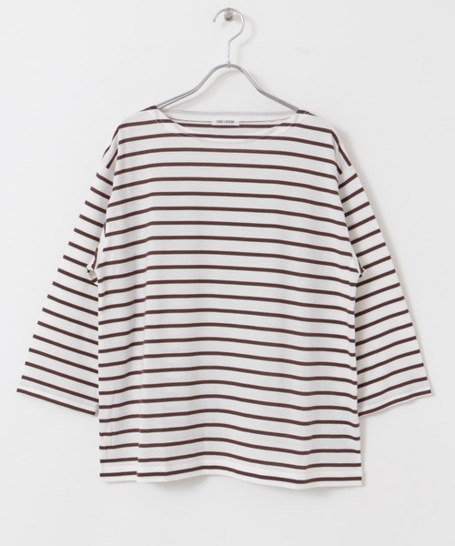 FORK&SPOON（フォークアンドスプーン）の「FORK&SPOON　ボートネックカットソー（Tシャツ/カットソー・レディース・ブルー系その他/ブラック系その他/レッド系その他・1）」の13枚目の写真