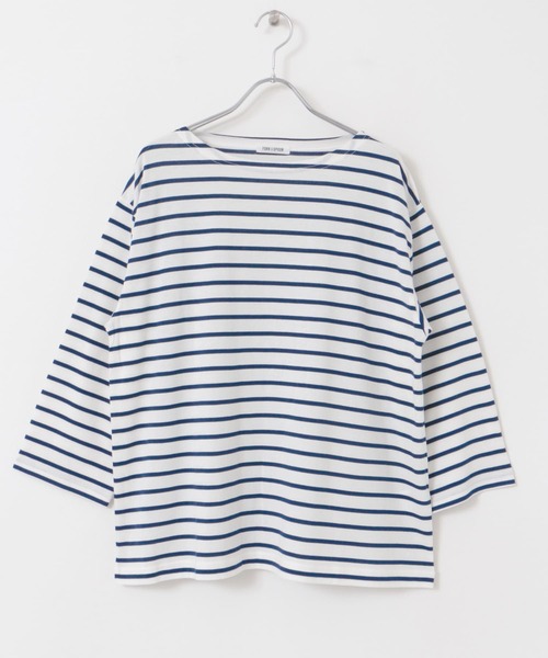 FORK&SPOON（フォークアンドスプーン）の「FORK&SPOON　ボートネックカットソー（Tシャツ/カットソー・レディース・ブルー系その他/ブラック系その他/レッド系その他・1）」の17枚目の写真