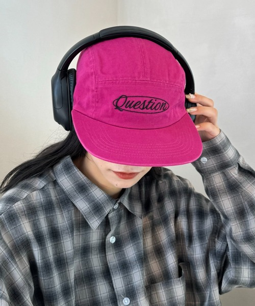 CIAOPANIC TYPY（チャオパニックティピー）の「【UNISEX】刺繍ロゴジェットキャップ（キャップ・メンズ・ブラウン/ブラック/ピンク・ONE SIZE）」の17枚目の写真