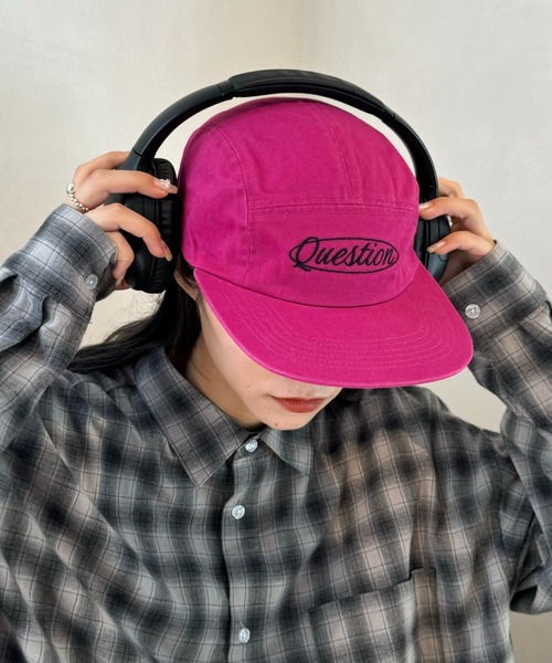 CIAOPANIC TYPY（チャオパニックティピー）の「【UNISEX】刺繍ロゴジェットキャップ（キャップ・メンズ・ブラウン/ブラック/ピンク・ONE SIZE）」の16枚目の写真