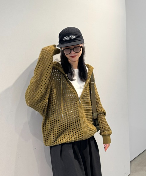 CIAOPANIC TYPY（チャオパニックティピー）の「【UNISEX】刺繍ロゴジェットキャップ（キャップ・メンズ・ブラウン/ブラック/ピンク・ONE SIZE）」の9枚目の写真