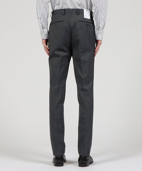 PT TORINO(ピーティートリノ)の「PT TORINO ポリエステルウール 1プリーツスラックス Gentleman fit(スラックス・メンズ・チャコールグレー・46/50/48)」の5枚目の写真