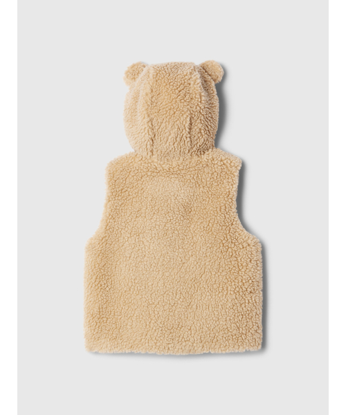 GAP（ギャップ）の「くまさん ボアベスト (ベビー)（ベスト・キッズ・ブラウン・60cm/70cm/80ｃｍ/90cm）」の2枚目の写真