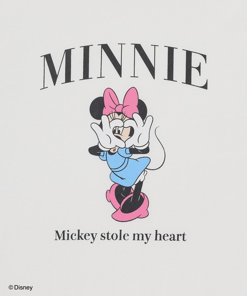 Honeys(ハニーズ)の「ディズニー/ゆるTシャツ(Tシャツ/カットソー・レディース・スミクロ/ブルー/グリーン/ベージュ/オフホワイト・LL/S/M/L)」の10枚目の写真