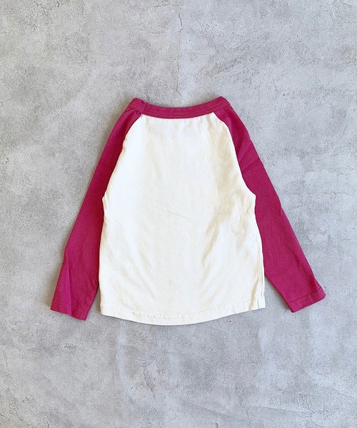 JIPPON（ジポン）の「ラグランパンダロンT/日本製（Tシャツ/カットソー・キッズ・ブラウン/ブラック/ピンク/ブルー・80/90/95/100/110/120/130/140）」の11枚目の写真