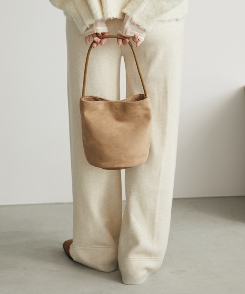 Aunt Marie's（アントマリーズ）の「スエードドワンハンドルバッグ（ハンドバッグ・レディース・ブラック/ベージュ/レッド・FREE）」の12枚目の写真