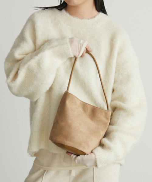 Aunt Marie's（アントマリーズ）の「スエードドワンハンドルバッグ（ハンドバッグ・レディース・ブラック/ベージュ/レッド・FREE）」の21枚目の写真