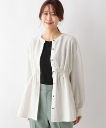 シャーリングシャツ長袖/141724