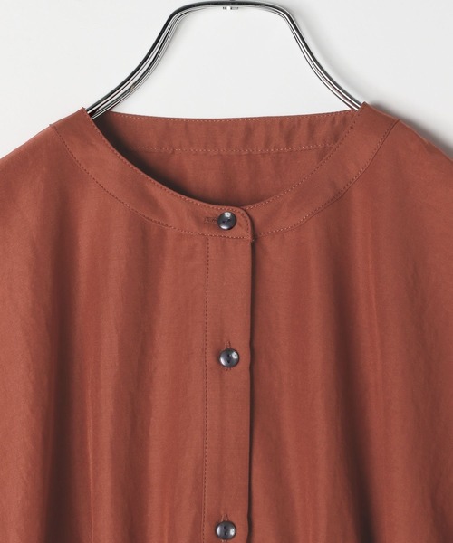 セール】シャーリングシャツ長袖/141724（シャツ/ブラウス