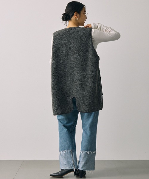 BABYLONE(バビロン)の「ウェザーコットンロングコート(トレンチコート・レディース・ライトベージュ/ブラウン・フリー)」の15枚目の写真