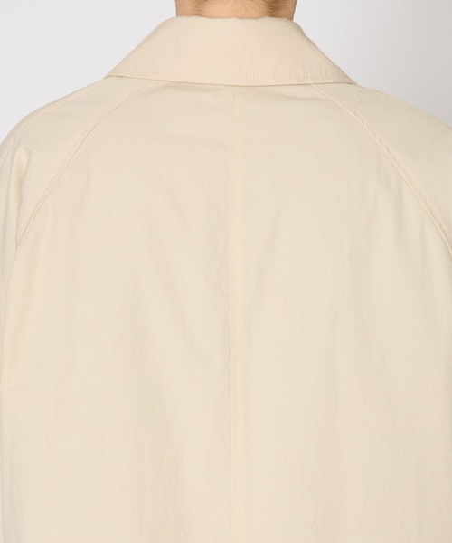 BABYLONE(バビロン)の「ウェザーコットンロングコート(トレンチコート・レディース・ライトベージュ/ブラウン・フリー)」の19枚目の写真