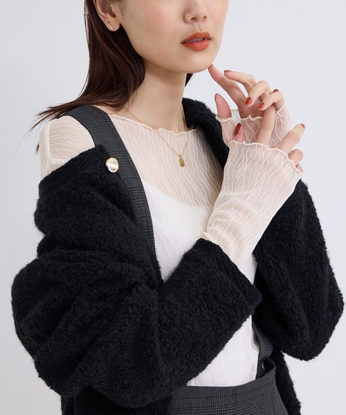 ✨特別価格✨アルベロベロ　ジャガードトップス セール】シアージャガードトップス（Tシャツ/カットソー）｜ROPE