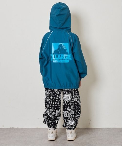 XLARGE KIDS(エクストララージキッズ)の「総柄ペイズリースウェットワイドパンツ(その他パンツ・キッズ・アイボリー/ブラック・80cm/90cm/100cm/110cm/120cm/130cm/140cm)」の3枚目の写真