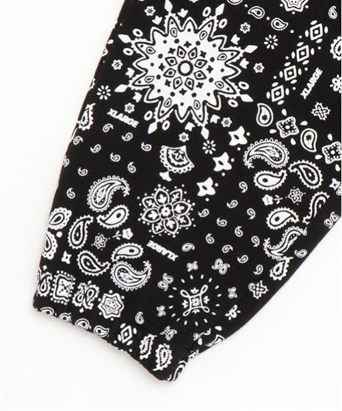 XLARGE KIDS(エクストララージキッズ)の「総柄ペイズリースウェットワイドパンツ(その他パンツ・キッズ・アイボリー/ブラック・80cm/90cm/100cm/110cm/120cm/130cm/140cm)」の11枚目の写真