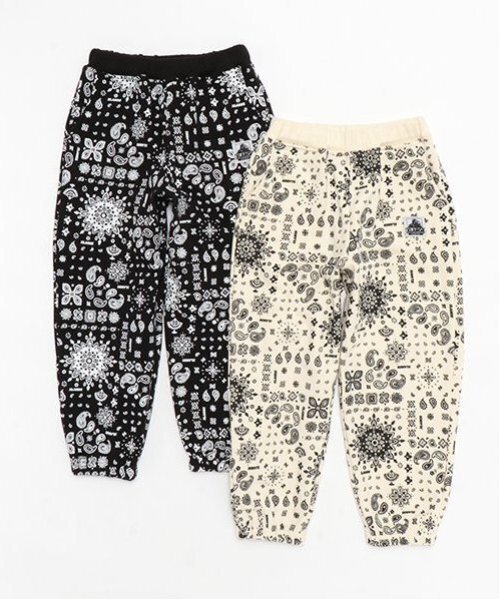 XLARGE KIDS(エクストララージキッズ)の「総柄ペイズリースウェットワイドパンツ(その他パンツ・キッズ・アイボリー/ブラック・80cm/90cm/100cm/110cm/120cm/130cm/140cm)」の15枚目の写真