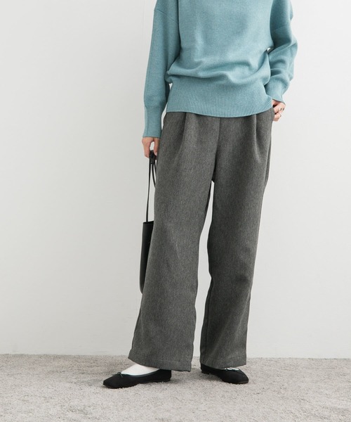 URBAN RESEARCH DOORS(アーバンリサーチドアーズ)の「メランジツイルイージーパンツ(その他パンツ・レディース・チャコールグレー/ブラウン・SMALL/MEDIUM)」の11枚目の写真