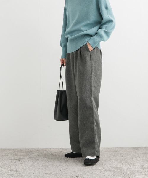 URBAN RESEARCH DOORS(アーバンリサーチドアーズ)の「メランジツイルイージーパンツ(その他パンツ・レディース・チャコールグレー/ブラウン・SMALL/MEDIUM)」の12枚目の写真