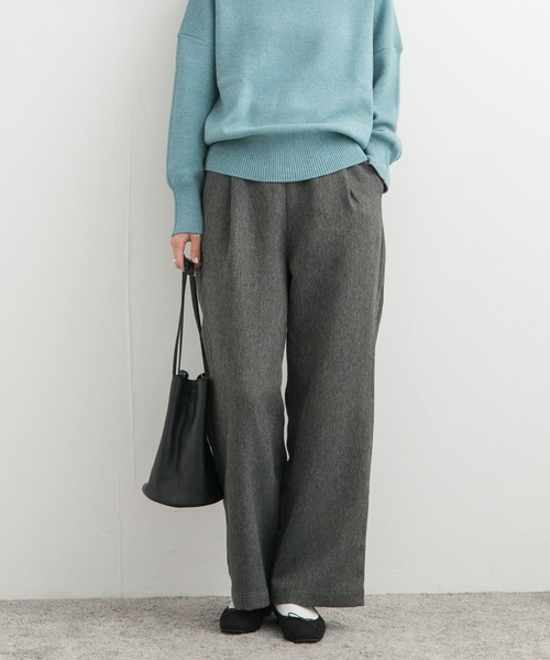 URBAN RESEARCH DOORS(アーバンリサーチドアーズ)の「メランジツイルイージーパンツ(その他パンツ・レディース・チャコールグレー/ブラウン・SMALL/MEDIUM)」の14枚目の写真
