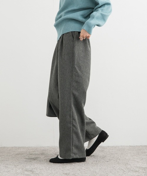 URBAN RESEARCH DOORS(アーバンリサーチドアーズ)の「メランジツイルイージーパンツ(その他パンツ・レディース・チャコールグレー/ブラウン・SMALL/MEDIUM)」の15枚目の写真