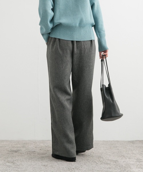 URBAN RESEARCH DOORS(アーバンリサーチドアーズ)の「メランジツイルイージーパンツ(その他パンツ・レディース・チャコールグレー/ブラウン・SMALL/MEDIUM)」の16枚目の写真