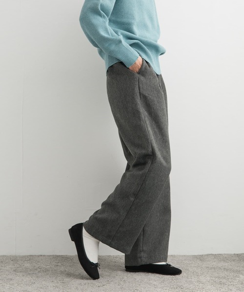URBAN RESEARCH DOORS(アーバンリサーチドアーズ)の「メランジツイルイージーパンツ(その他パンツ・レディース・チャコールグレー/ブラウン・SMALL/MEDIUM)」の17枚目の写真