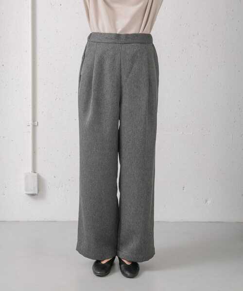 URBAN RESEARCH DOORS(アーバンリサーチドアーズ)の「メランジツイルイージーパンツ(その他パンツ・レディース・チャコールグレー/ブラウン・SMALL/MEDIUM)」の20枚目の写真